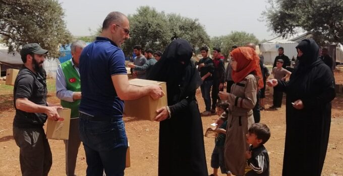 Gönüllülerden İdlib’e Ramazan Yardımı
